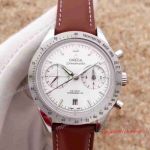 Swiss Replica Omega Speedmaster 57 Watch White Chronograph w Omega 9300 Movement
